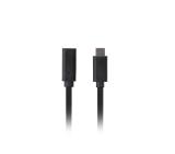 Lanberg USB-C M/F 3.1 cable 1.5m, Black