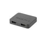 Lanberg Splitter Video HDMI->2x HDMI 4K + USB-C port, Black