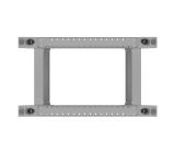 Lanberg open rack 19" 22U 600x1000, grey