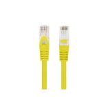 Lanberg patch cord CAT.6A U/UTP LSZH CU 0.25m Fluke Passed, Yellow