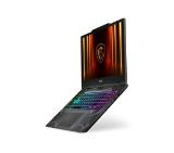 MSI Cyborg 15 B13WEKG, i7-13620H (10C/16T, up to 4.90GHz, 24 MB), GeForce RTX 5050 8GB GDDR7 440 AI TOPS, 15.6" FHD (1920x1080), 144Hz, IPS-Level, 16GB DDR5 5200MHz, 512GB PCIe Gen4x4 SSD, WiFi 6E, BT 5.3, 4 Zone RGB Kbd, NO OS, 55.2Whr, 2.1kg
