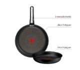 Tefal P0009553 Set 3Pcs Excellence Plus G7 Bla
