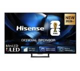 Hisense 85"U7SE, 4K Ultra HD 3840x2160, ULED, FALD, Quantum Dot, 144Hz, IPS, HDR 10+, HLG, Dolby Vision IQ, Dolby Atmos, Smart TV, WiFi 5GHz, WiFi Direct, BT, Anyview Cast,light sensor, 4xHDMI, 2xUSB, LAN, CI+, DVB-T2/C/S2, Black