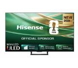 Hisense 55" E8S, 4K Ultra HD 3840x2160, ULED, Quantum Dot,144 Hz,HDR 10+, HLG, Dolby Vision, DTS Virtual X, Smart TV, WiFi, Light Sensor, BT, Anyview Cast, 4xHDMI, 2xUSB, LAN, CI+, DVB-T2/C/S2, Singale Stand, Black