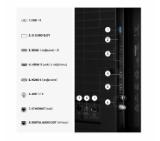 Hisense 55" E8S, 4K Ultra HD 3840x2160, ULED, Quantum Dot,144 Hz,HDR 10+, HLG, Dolby Vision, DTS Virtual X, Smart TV, WiFi, Light Sensor, BT, Anyview Cast, 4xHDMI, 2xUSB, LAN, CI+, DVB-T2/C/S2, Singale Stand, Black