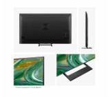 Hisense 50" E8S, 4K Ultra HD 3840x2160, ULED, Quantum Dot,144 Hz,HDR 10+, HLG, Dolby Vision, DTS Virtual X, Smart TV, WiFi, Light Sensor, BT, Anyview Cast, 4xHDMI, 2xUSB, LAN, CI+, DVB-T2/C/S2, Singale Stand, Black
