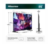 Hisense 85" E7S Pro, 4K Ultra HD 3840x2160, QLED, Quantum Dot, 144Hz, HDR 10+ adaptive, HLG, Dolby Vision, Hi-Concerto,Dolby Vision Atmos, Smart TV, WiFi 5GHz, WiFi Direct,Light Sensor, BT, Anyview Cast, 4xHDMI, 2xUSB, LAN, CI+, DVB-T2/C/S2, Black