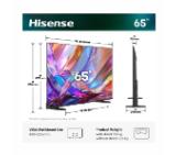 Hisense 65" E7S, 4K Ultra HD 3840x2160, QLED, Quantum Dot, HDR 10+, HLG, Dolby Vision, DTS Virtual X, Smart TV,Light Sensor,WiFi Direct, BT, Anyview Cast, 3xHDMI, 2xUSB, LAN, CI+, DVB-T2/C/S2, Black