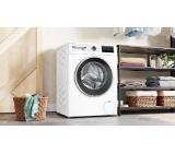 Bosch WAN2826NBY, SER4, Washing machine 9kg, A, 1400rpm, 51/72dB(A), Iron Assist, waveDrum 65l, 7 options, Rinse Plus, silver-blackgrey door