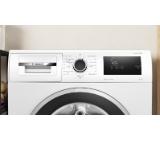 Bosch WAN2806NBY, SER4, Washing machine 8kg, A, 1400rpm, 51/72dB(A), Iron Assist, waveDrum 65l, 4 options, silver-blackgrey door