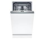 Bosch SPV4HMX12E, SER4, Dishwasher fully integrated 45cm, D, 8,9l, 10ps, 6p/5o, 44dB(B), Silence 43dB, 3rd Vario drawer, R2, Auto program, Rackmatic, HC