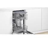 Bosch SPV4HMX12E, SER4, Dishwasher fully integrated 45cm, D, 8,9l, 10ps, 6p/5o, 44dB(B), Silence 43dB, 3rd Vario drawer, R2, Auto program, Rackmatic, HC