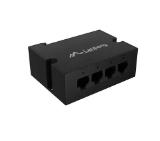 Lanberg Switch POE Extender DIN-GE4-BT-90W 1 x IN 3 x OUT Gigabit Ethernet DIN Rail BT 90W Metal Clips