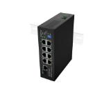 Lanberg Switch ILFE-8P-1Ge-1S-120 POE 4 x BT 4 x AT SFP/ETH DIN Unmanagment Fast Ethernet