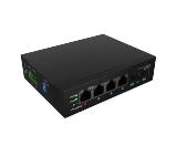 Lanberg Switch Light Industrial POE 1 x BT 3 x AT 2 x SFP DIN Unmanagment Gigabit Ethernet
