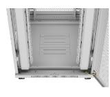 Lanberg Rack Cabinet 19" Free-Standing 42U/800X1000 (FlAT Pack) With Mesh Door LCD Grey