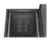 Lanberg Rack Cabinet 19" Free-Standing 22U/600X1000 (FlAT Pack) With Mesh Door Black