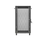 Lanberg Rack Cabinet 19" Free-Standing 22U/600X1000 (FlAT Pack) With Mesh Door Black