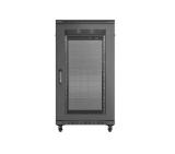 Lanberg Rack Cabinet 19" Free-Standing 22U/600X1200 (FlAT Pack) With Mesh Door Black