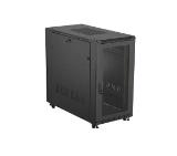 Lanberg Rack Cabinet 19" Free-Standing 22U/600X1200 (FlAT Pack) With Mesh Door Black