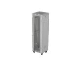 Lanberg Rack Cabinet 19" Free-Standing 42U/600X600 (FlAT Pack) With Glass Door LCD Grey V2