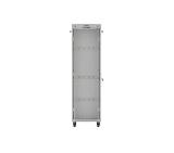 Lanberg Rack Cabinet 19" Free-Standing 42U/600X600 (FlAT Pack) With Glass Door LCD Grey V2
