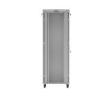 Lanberg Rack Cabinet 19" Free-Standing 47U/800X1000 (FlAT Pack) With Glass Door LCD Grey V2