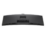 Dell P3426WEV, 34.1"  Curved Webcam Monitor, IPS Anti-Glare, 5ms, 100 Hz, 1500:1, 350 cd/m2, UW-QHD 3440x1440, 99% sRGB, HDMI, Display Port, USB-C Hub, RJ45, Webcam, KVM Switch, PD 90W, Height Adjustable, Pivot, Swivel, Tilt, Black