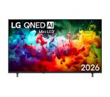 LG 65QNED7EB3C, 65" 4K QNED MiniLED Smart TV, 3840x2160, DVB-T2/C/S2, Alpha 7 AI Processor, HDR10 / HLG, webOS 26 ThinQ, VRR / ALLM / HGiG, 4K Super Upscaling, WiFi 5, Bluetooth 5.3, AirPlay 2, LAN, CI, HDMI, AI Sound Pro, Google Cast, 2 pole Stand