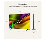 LG 75NU850B3LA, 75" 4K Ultra HD Smart TV, 3840x2160, DVB-T2/C/S2, Alpha 7 AI Processor, HDR10 / HLG, webOS 26 ThinQ, VRR / ALLM / HGiG, 4K Super Upscaling, WiFi 5, Voice Controll, Bluetooth 5.3, AirPlay 2, LAN, CI, HDMI eARC,AI Sound Pro, Google Cast,