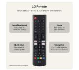 LG 75NU850B3LA, 75" 4K Ultra HD Smart TV, 3840x2160, DVB-T2/C/S2, Alpha 7 AI Processor, HDR10 / HLG, webOS 26 ThinQ, VRR / ALLM / HGiG, 4K Super Upscaling, WiFi 5, Voice Controll, Bluetooth 5.3, AirPlay 2, LAN, CI, HDMI eARC,AI Sound Pro, Google Cast,