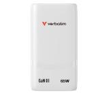 Verbatim Fold 'n' Go GaN Charger 65W EU plug White