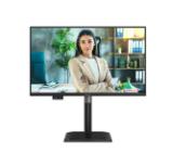 AOC 24P4CV, 23.8" IPS WLED, 1920x1080@120Hz, 4ms GtG, 300cd m/2, 1500:1, 50M:1 DCR, Adaptive Sync, FlickerFree, Anti-Blue Light, 2Wx2, Tilt, Height Adjust, Pivot, Swivel, HDMI, DP, USB hub, RJ45