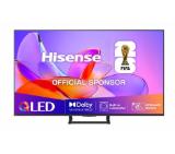 Hisense 50" A7Q, 4K Ultra HD 3840x2160, QLED, FALD, Quantum Dot, HDR 10+, HLG, Dolby Vision, Dolby Atmos, Smart TV, WiFi 5GHz, WiFi Direct, BT, Anyview Cast, 3xHDMI, 2xUSB, LAN, CI+, DVB-T2/C/S2, Black