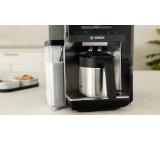 Bosch TQE80703, SER8, Fully automatic coffee machine VeroBar 19 bar, TFT display 5", HC, Up to 36 bev.(incl. HC), Inox front, Cup warmer, Aroma Select, ColdBrew, CeramDrive