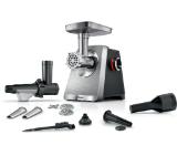 Bosch MFWS835M, SER8, Meat mincer, Blocking power: 2500W, 4,5 kg/min, 10-year motor, dishwasher safe, tomato press, kebbe att., sausage att., silver black