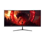 Acer Nitro ED340CURJ0bmiipx, 34'' Curved 1500R WQHD (3440x1440), VA, 120Hz, 100M:1, 250 nits,  4ms (GTG)/1ms (VRB), 99% sRGB, FreeSync Premium, HDR10, 2xHDMI, DP, Audio Out, ZeroFrame, Speakers 2x2W, Tilt, VESA, Energy Class F, Black, 2Y