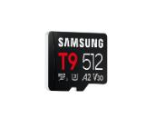 Samsung 512GB micro SD Card T9 UHS-I Read 200MB/s - Write 130MB/s Class 10 U3 V30 A2
