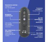 Beurer BR 115 BiteX Max Graphite Grey Insect bite healer with no chemical additives, anti itching, inflammation & swelling, 2 different programmes, light, rechargeable, larger heat area with optional