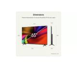 LG 65NU8E0B3LA, 65" 4K HDR UHD, 3840x2160, DVB-T2/C/S2, AI Alpha 7, HDR 10, webOS 26, ThinQ AI, VRR, ALLM, HGiG, WiFi, Clear Voice, 4K Super Upscaling, Bluetooth 5.3, Hdmi e-ARC , CI, LAN, AirPlay2, AI Sound Pro, Google Cast, 2 Pole stand, Black