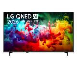 LG 43QNED70B3C, 43" 4K QNED MiniLED Smart TV, 3840x2160, DVB-T2/C/S2, Alpha 7 AI Processor, HDR10 / HLG, webOS 26 ThinQ, VRR / ALLM / HGiG, 4K Super Upscaling, WiFi 5, Bluetooth 5.3, AirPlay 2, LAN, CI, HDMI, AI Sound Pro, Google Cast, 2 pole Stand