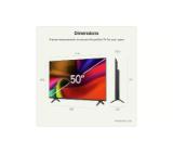 LG 50NU8E0B3LA, 50" 4K HDR UHD, 3840x2160, DVB-T2/C/S2, AI Alpha 7, HDR 10, webOS 26, ThinQ AI, VRR, ALLM, HGiG, WiFi, Clear Voice, 4K Super Upscaling, Bluetooth 5.3, Hdmi e-ARC , CI, LAN, AirPlay2, AI Sound Pro, Google Cast, 2 Pole stand, Black