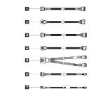 Lenovo ThinkSystem SR650/a V4 2.5" Chassis Front BP1 SAS/SATA Cable Kit