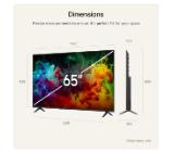 LG 65QNED71B3B., 65" 4K QNED MiniLED Smart TV, 3840x2160, DVB-T2/C/S2, Alpha 7 AI Processor, HDR10 / HLG, webOS 26 ThinQ, VRR / ALLM / HGiG, 4K Super Upscaling, WiFi 5, Bluetooth 5.3, AirPlay 2, LAN, CI, HDMI, AI Sound Pro, Google Cast, 2 pole Stand