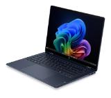 HP EliteBook X Flip G2i AI 14" Atmospheric Blue, Ultra 7 356H(up to 4.7Ghz/18MB/16C), 14" WUXGA AG 800nits Sure View Touchscreen, 32GB LPDDR5X On-board, 1TB PCIe SSD, Intel R15 5G GPS, WiFi7 + BT6, FPR, NFC, Backlit Kbd, 6C Batt, Win 11 Pro, 3Y Offsite