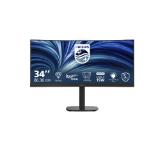 Philips 34B2N3500C, 34" Curved 1500R, VA, WLED, 3440x1440@120Hz, 4ms GtG, 350cd m/2, 3500:1, 50M:1 DCR, Adaptive Sync, FlickerFree, SoftBlue, 5Wx2, Tilt, Height Adjust, Swivel, 2xHDMI, DP, USB hub