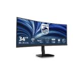 Philips 34B2N3500C, 34" Curved 1500R, VA, WLED, 3440x1440@120Hz, 4ms GtG, 350cd m/2, 3500:1, 50M:1 DCR, Adaptive Sync, FlickerFree, SoftBlue, 5Wx2, Tilt, Height Adjust, Swivel, 2xHDMI, DP, USB hub