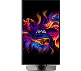MSI MAG 271QP QD-OLED X28 Gaming Monitor, 26.5", 0.03ms, 280Hz, 2560x1440, G-SYNC, AMD FreeSync Premium Pro, AI Vision, Console Mode, ClearMR 15000, HDR True Black 400, Type-C(15W PD), DP(1.4a), 2xHDMI(2.1), Pivot, Heigh Adj., VESA 100, Black, 8.2kg