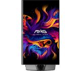 MSI MAG 272QP QD-OLED X50 Gaming Monitor, 26.5", 0.03ms, 500Hz, 2560x1440, G-SYNC, AMD FreeSync Premium Pro, AI Vision, Console Mode, ClearMR 21000, HDR True Black 500, Type-C(15W PD), DP(1.4a), 2xHDMI(2.1), Pivot, Heigh Adj., VESA 100, Black, 8kg