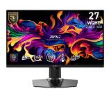 MSI MPG 271QR QD-OLED X50 Gaming Monitor, 26.5", 0.03ms, 500Hz, 2560x1440, G-SYNC, AMD FreeSync Premium Pro, AI Vision, Console Mode, ClearMR 21000, HDR True Black 500, Type-C(98W PD), DP(2.1a), 2xHDMI(2.1), USB Hub, Pivot, Heigh Adj., VESA, Black, 8.4kg